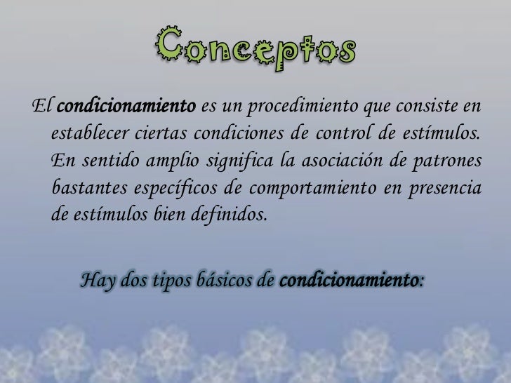 Pavlov, conductismo