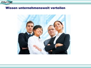 Wissen unternehmensweit verteilen
 