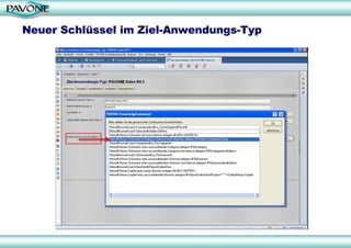 Neuer Schlüssel im Ziel-Anwendungs-Typ 