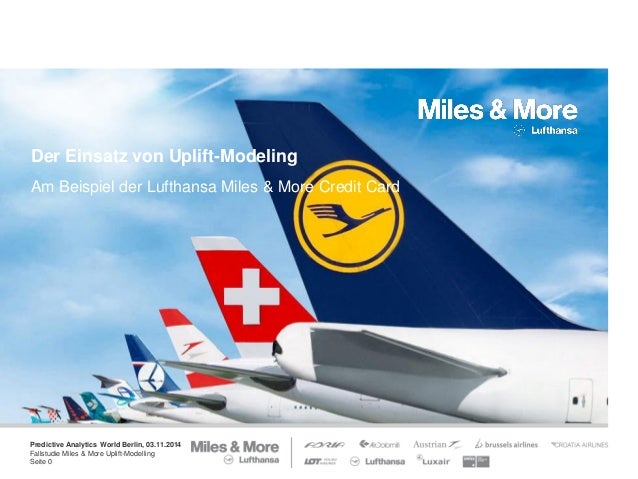 Der Einsatz Von Uplift Modeling Am Beispiel Der Lufthansa Miles Mor