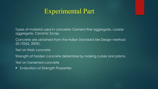 civil engineering ppt of concrete manufacturing | PPTX