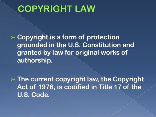 copyright act case study slideshare