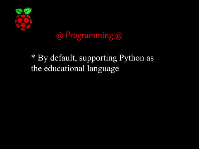 Raspberry pi ppt | PPT