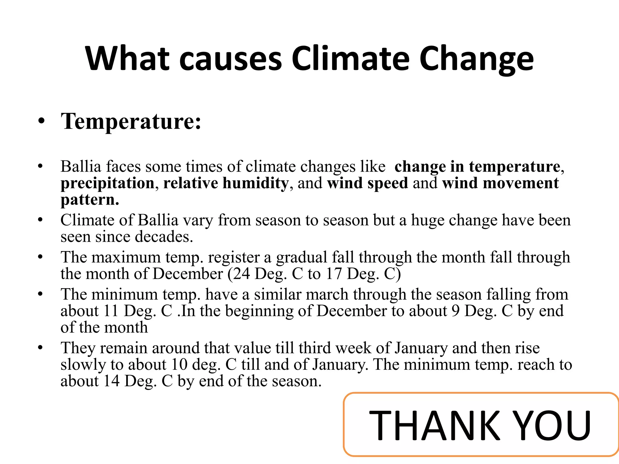 Swayam Assignment on Climate change | PPTX