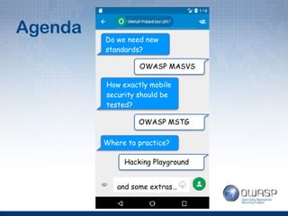 [OWASP Poland Day] OWASP for testing mobile applications | PDF