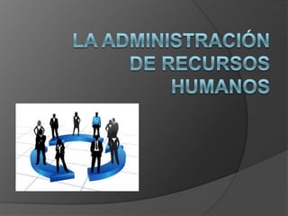 La Administración de Recursos Humanos 