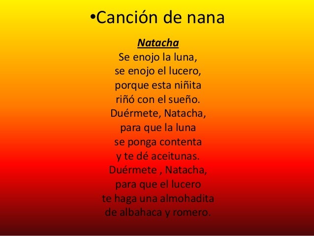 canciones infantiles