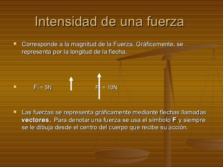 Caracteristicas de las fuerzas