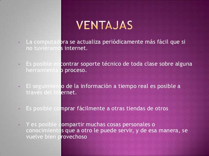 Pawer point ventajas y desventajas de