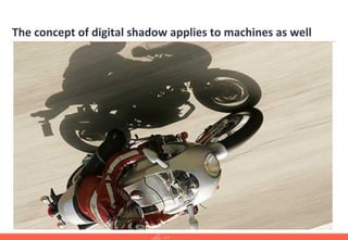 The	
  concept	
  of	
  digital	
  shadow	
  applies	
  to	
  machines	
  as	
  well	
  
 
