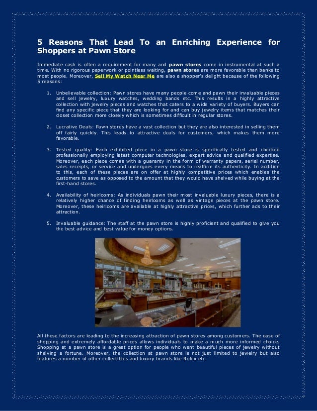 stores that buy watches