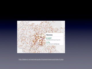 http://dataviz.rennesmetropole.fr/quisommesnous/index-fr.php
 
