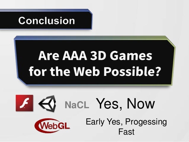 Are AAA 3D Games for the Web Possible? slideshare - 웹 Are AAA 3D Games for the Web Possible? slideshare - 웹
