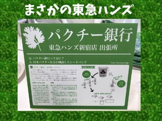まさかの東急ハンズ
 