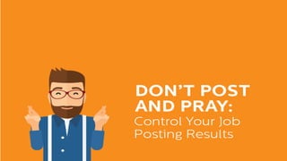 Pay and-pray vs Pay-for-performance in online recruiting