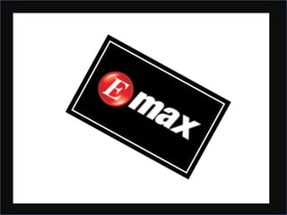 Fourth store under observation ----- >   E MAX.
BEFORE ENTERING:
•Emax has many stores in the UAE but my focus will be on the one in Mirdiff.
•Not at all attractive outlook, although doors are absent but at least consumers like
me doesn’t get attracted.
•The label is big and black and red in color, good for the store that they enjoy a big
surface area.



                                                      ENVIRONMENT:
                                             •Usually seen crowded with customers.
             •Very noisy atmosphere mainly because being an electronic retail shop
            they have allowed consumers to use music machine according to there
                          mood ( to play the theme music according to consumers).
                             •Un prepared high ceiling leading to a bad impression.
                                  •Floor is carpeted in spite of that not really clean.
                        •They are always seen to be bright (normal lighting system).
 