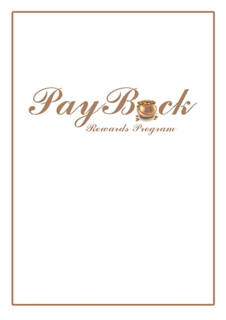 Pay back welcome-booklet