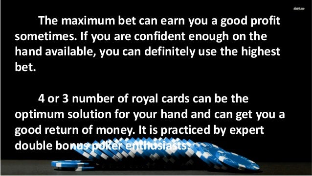 Bonus poker pay tables in las vegas