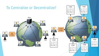 To Centralize or Decentralize?
 