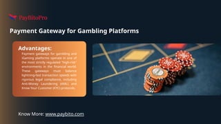 payment gateway for online gaming