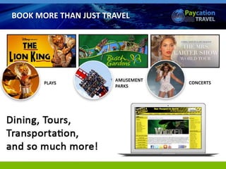 BOOK MORE THAN JUST TRAVEL
 