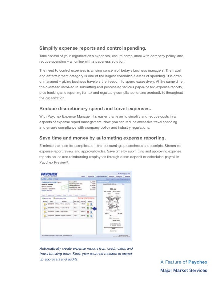 paperless 800 pay number Expense Manager Paychex
