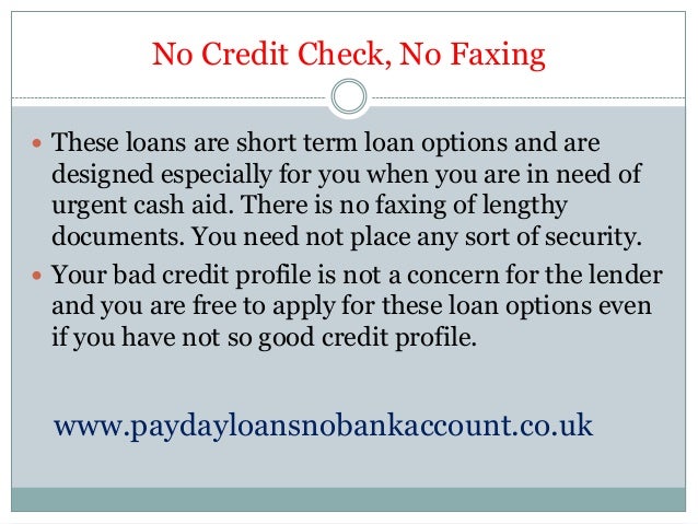 no credit payday loans