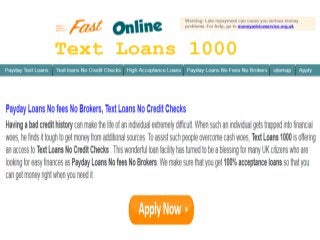Payday Loans No Credit Check 
 