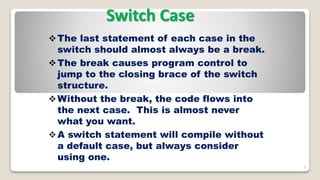 Switch Case in C Programming | PPTX