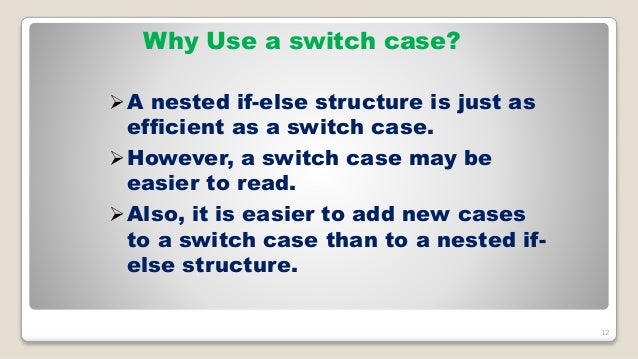 Switch Case in C Programming