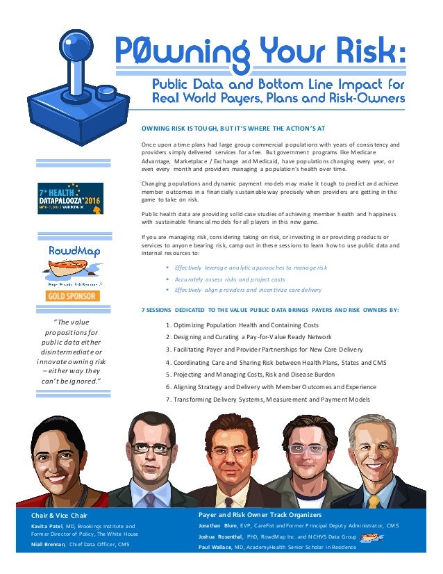 Health Datapalooza Payer and Provider Risk Owner Track