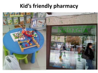 Kid’s friendly pharmacy
 
