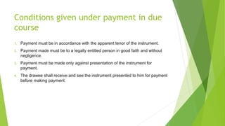 PAYING BANKER, Payment in due course, Duties & Responsibilities of a ...