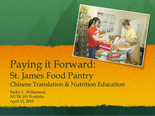 Pay It Forward St James Food Pantry