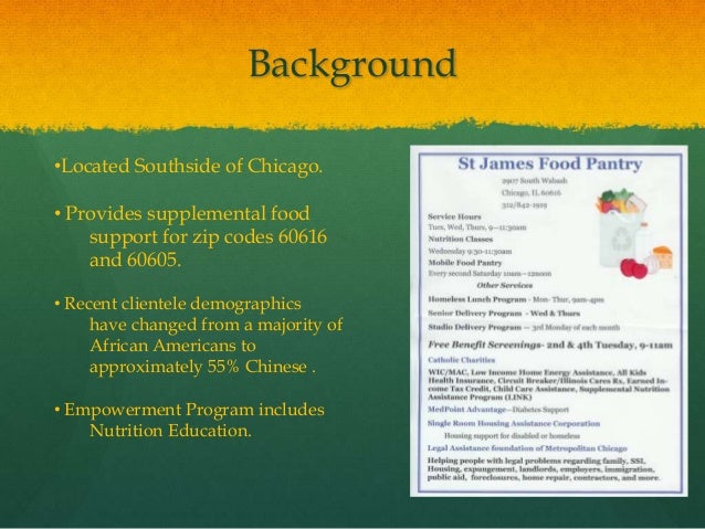 Pay It Forward St James Food Pantry