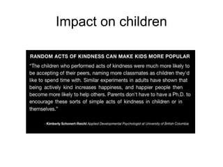 Impact on children