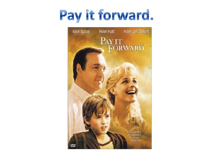 Essay on the movie pay it forward