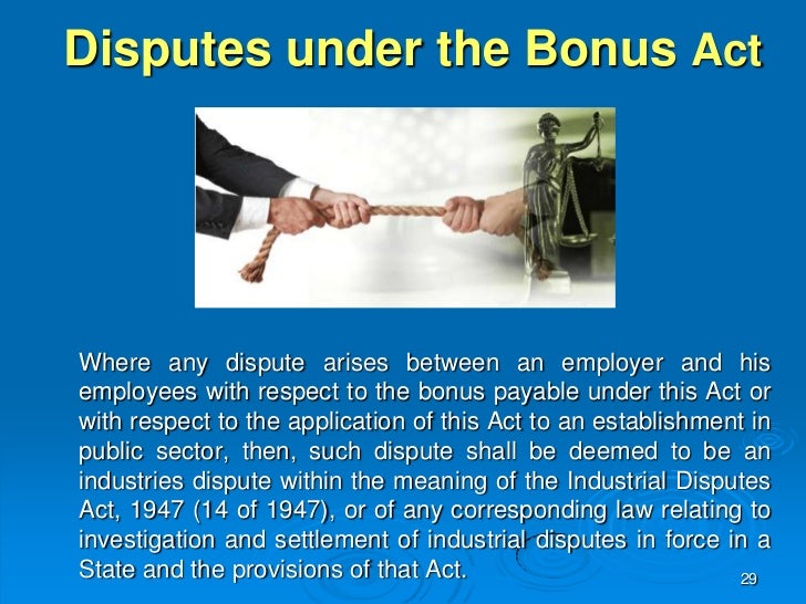 Payment ofbonusact1965