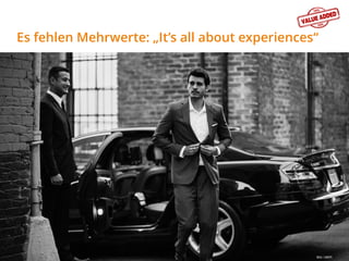 MSIC for Mobile Innovation, www.mobile-innovation.com, 11/2015 IHK Koblenz
Es fehlen Mehrwerte: „It’s all about experiences“
Bild: UBER
 
