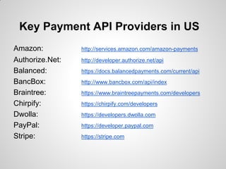 Payment api basics | PDF