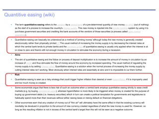 Quantative Easing Process Payment cycles identification and cash flow improvement 2008 and 2020 ...