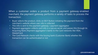 How payment gateway process works? | PPTX