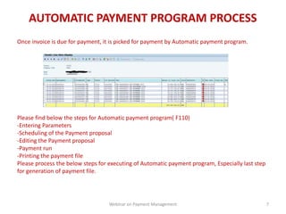 Payment management in SAP | PPTX