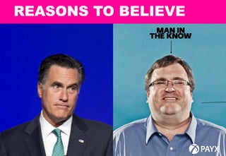 REASONS TO BELIEVE




14
 