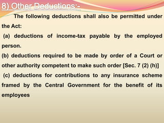 Payment of wages | PPTX
