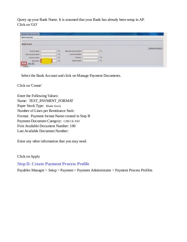 R12 Payment Process Request Ppr