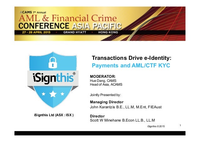 Payments And Aml Cft Kyc