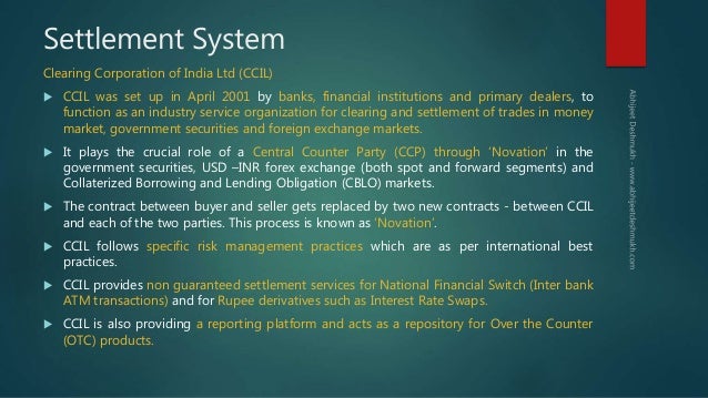 Forex clearing and settlement