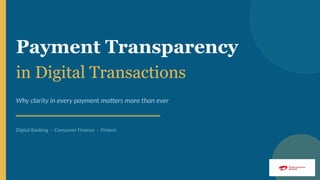 Why Payment Transparency Matters in Digital Transactions | PPTX