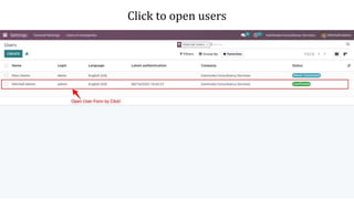 Click to open users
 